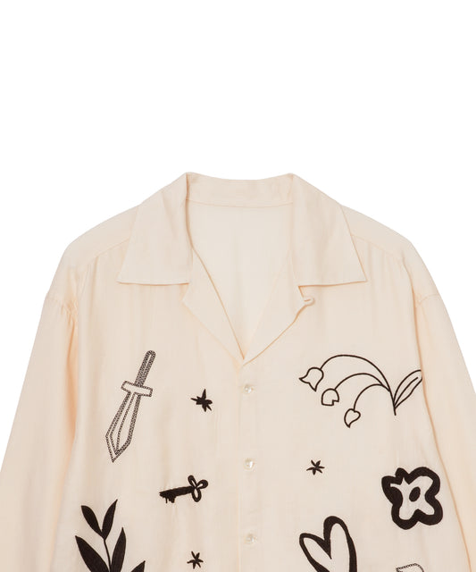 【MEN , WOMEN】LEIN / お絵描きシャツの写真