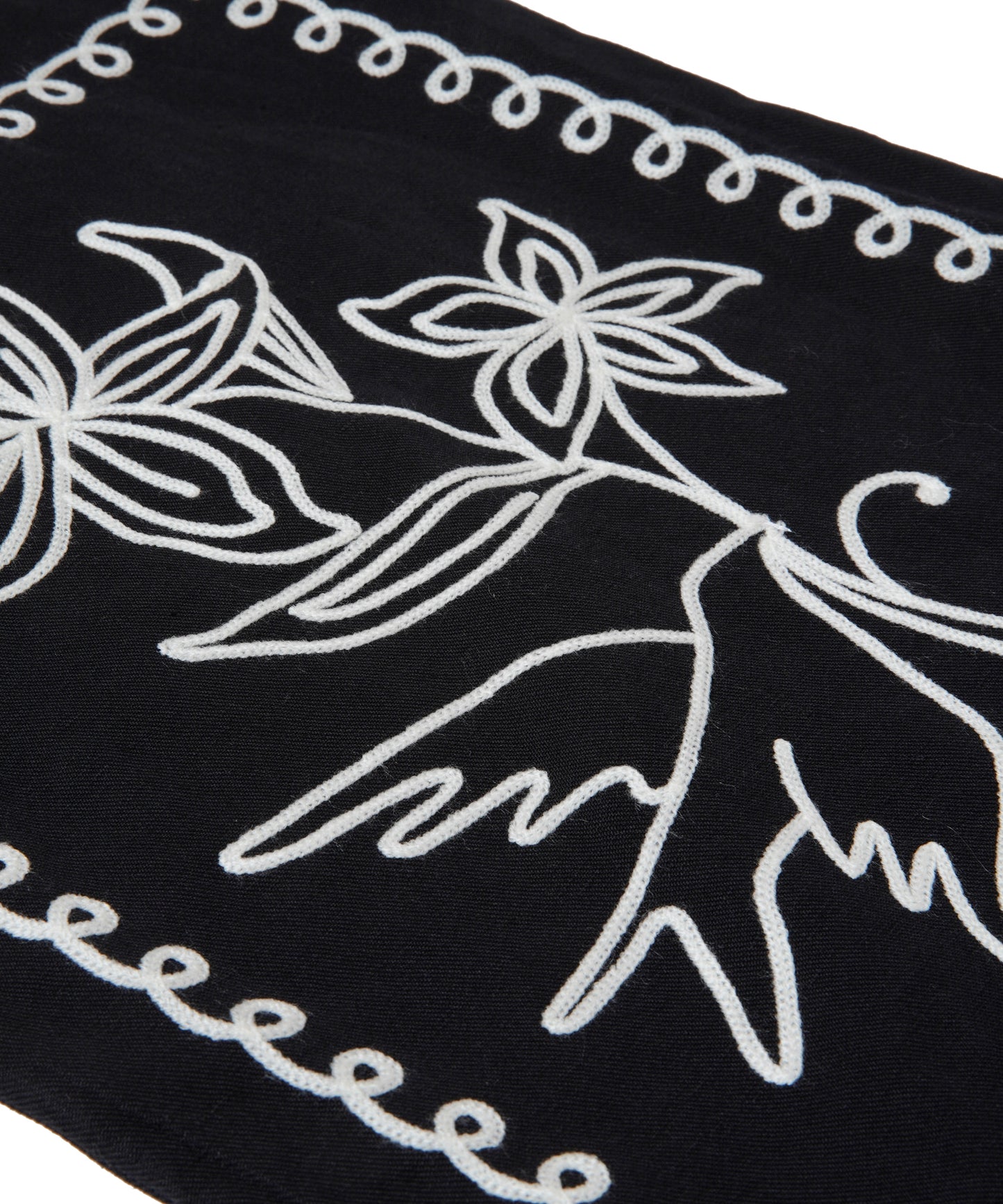 【MEN,WOMEN】LEIN コットンリネンアリ刺繍トートバッグ