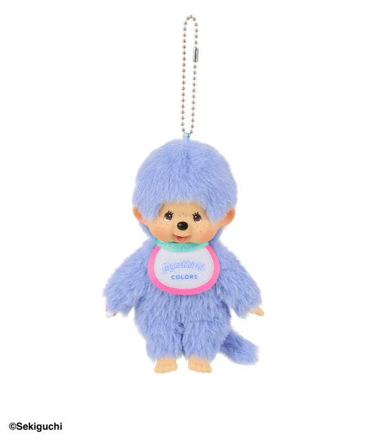 【MEN,WOMEN】Monchhichi / COLORS キーチェーン ブルーの写真