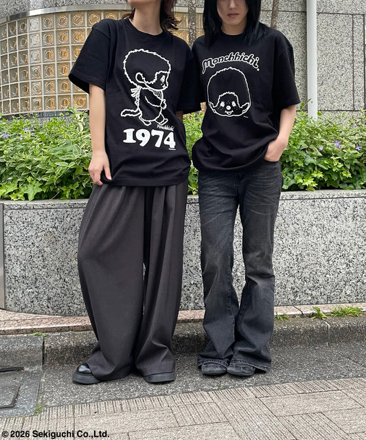 【MEN,WOMEN】モンチッチ シンプルプリントTシャツの写真