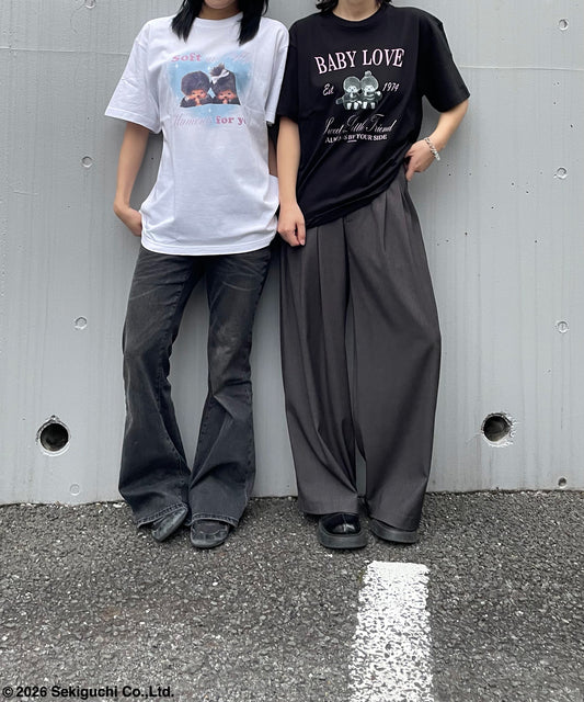 【MEN,WOMEN】モンチッチ デザインプリントTシャツの写真