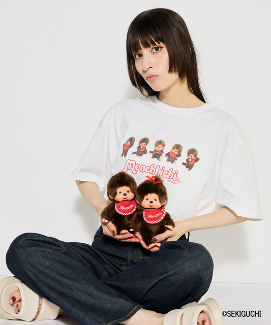 【MEN,WOMEN】Monchhichi / スタンダード S ブラウン 女の子の写真