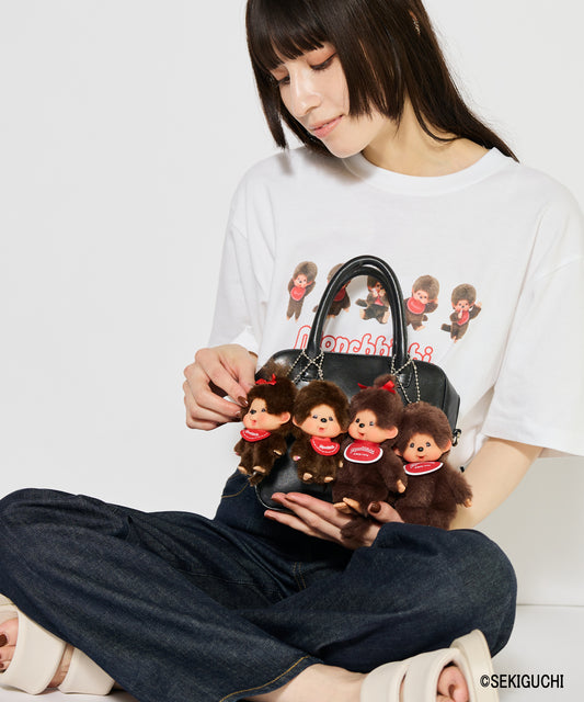 【MEN,WOMEN】Monchhichi / 顔でかモンチッチSS女の子の写真