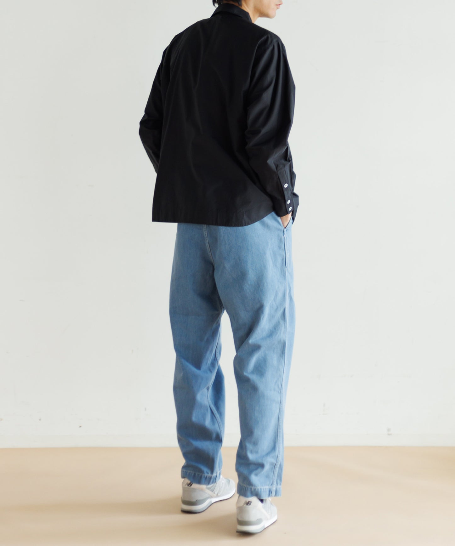 【MEN , WOMEN】LEIN / コットンシルクフラワーエンブロイダリーシャツ