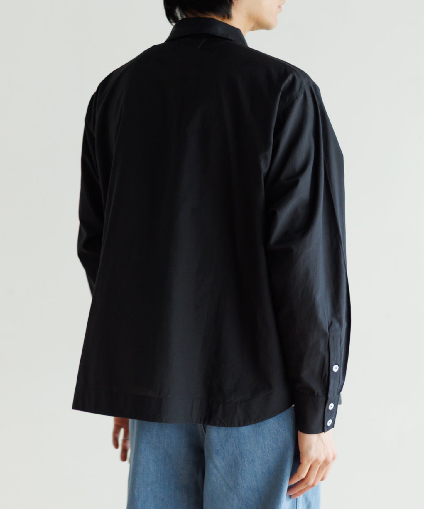 【MEN , WOMEN】LEIN / コットンシルクフラワーエンブロイダリーシャツ