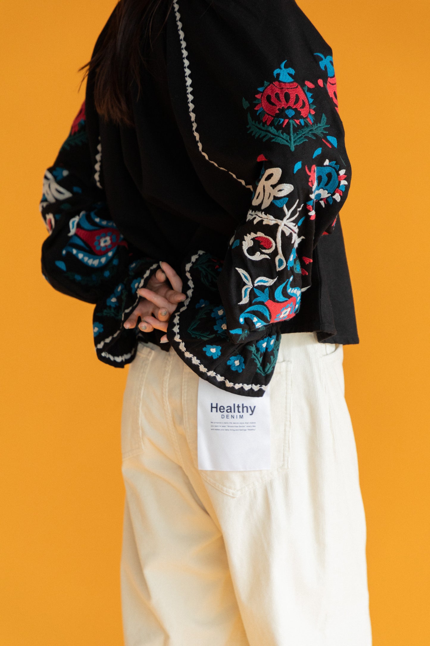 【WOMEN】LEIN / 花柄刺繍ブラウス