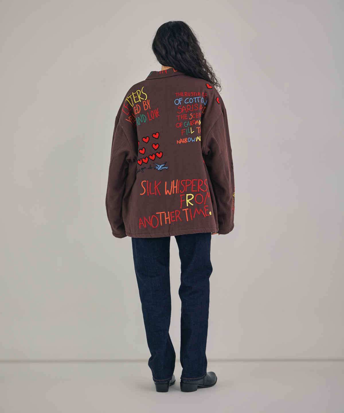 【MEN , WOMEN】お絵描き刺繍中綿ジャケット
