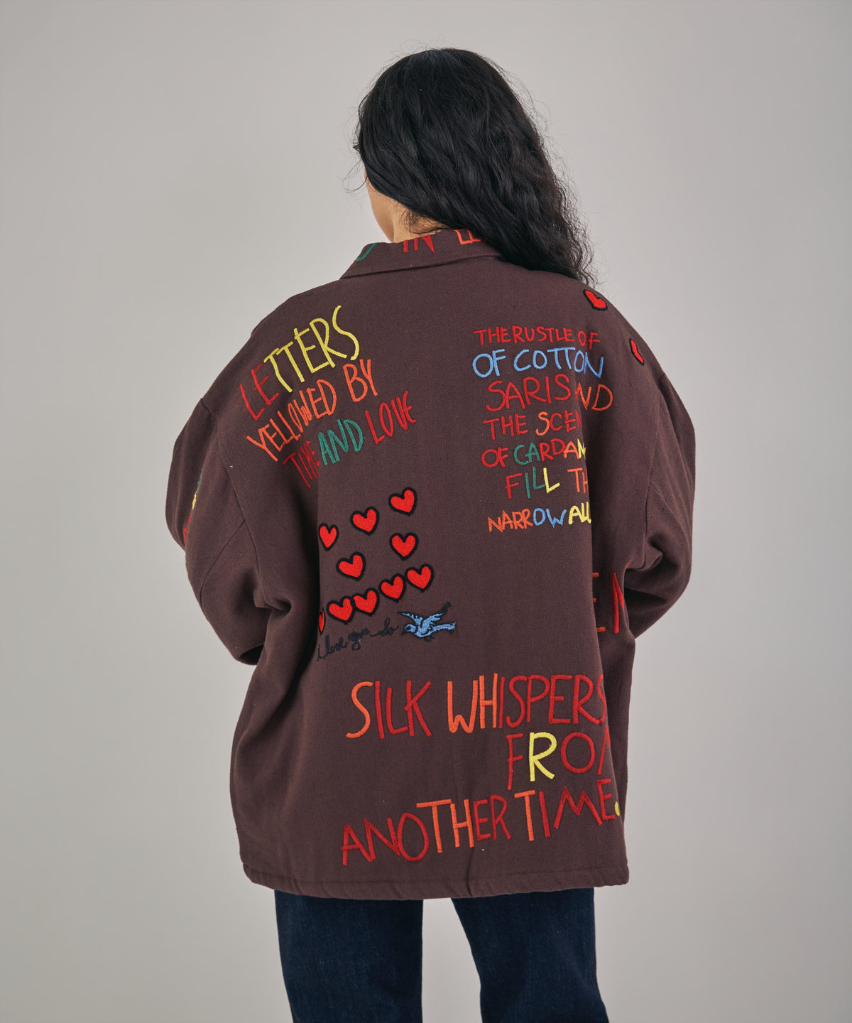 【MEN , WOMEN】お絵描き刺繍中綿ジャケット