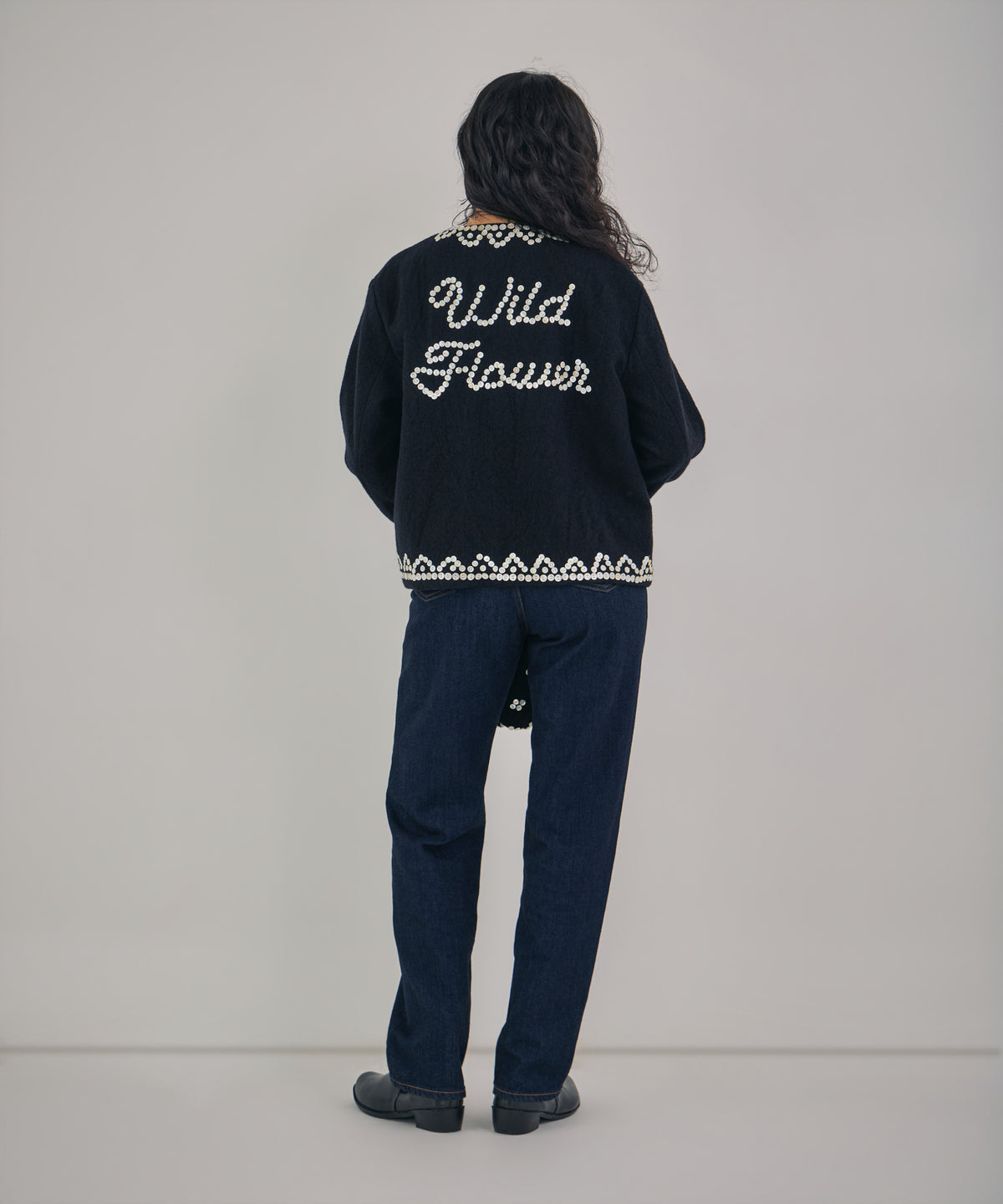 【WOMEN】シェルエンベリシュドジャケット