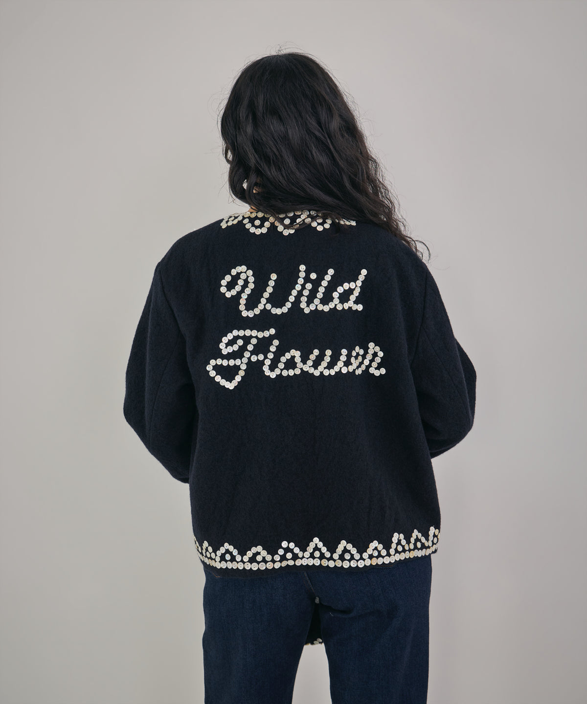 【WOMEN】シェルエンベリシュドジャケット