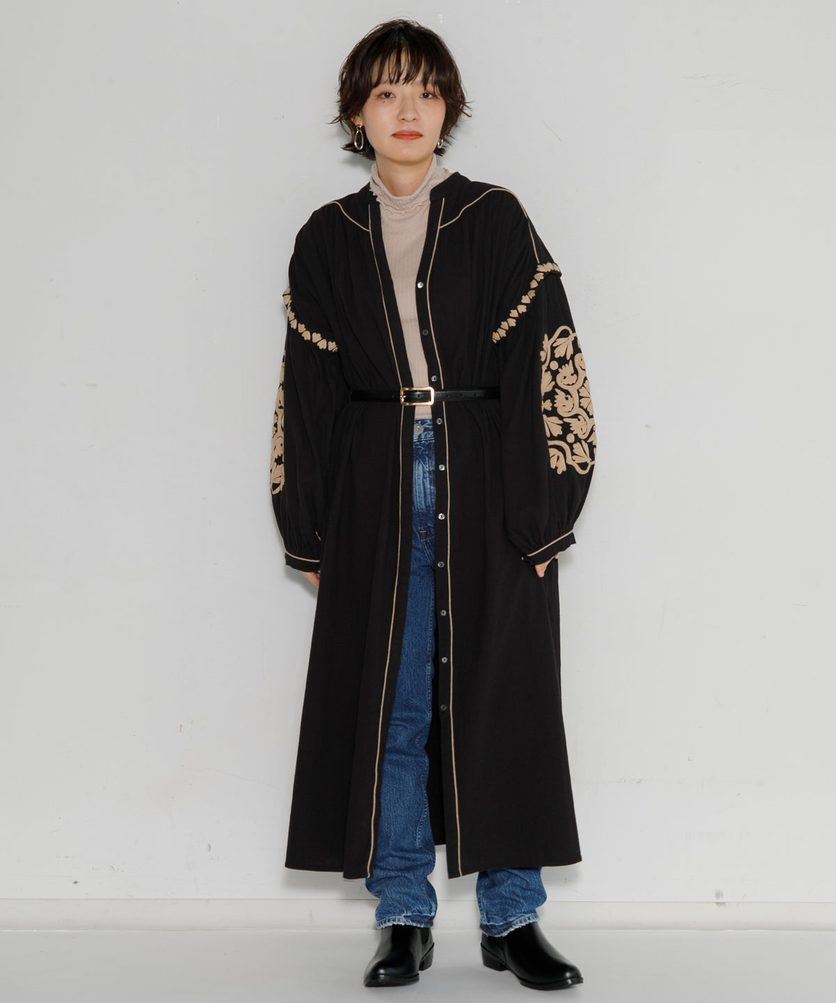 【WOMEN】LEIN 刺繍ワンピース