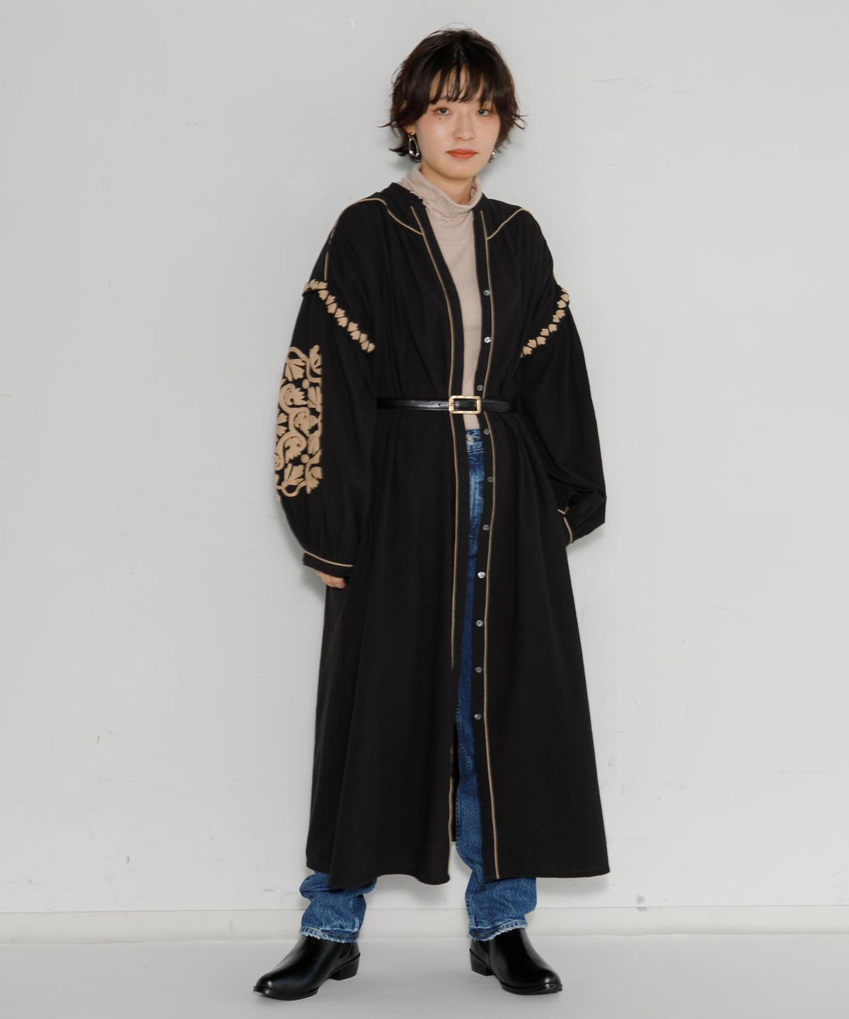【WOMEN】LEIN 刺繍ワンピース