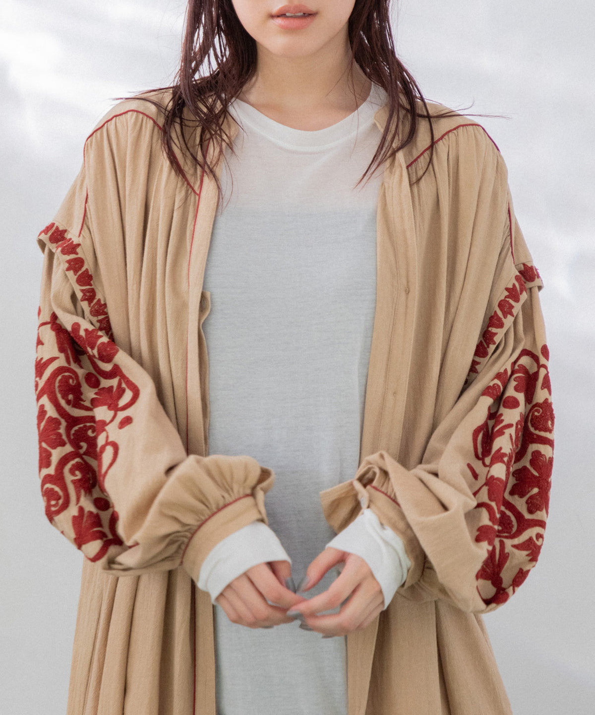 【WOMEN】LEIN 刺繍ワンピース