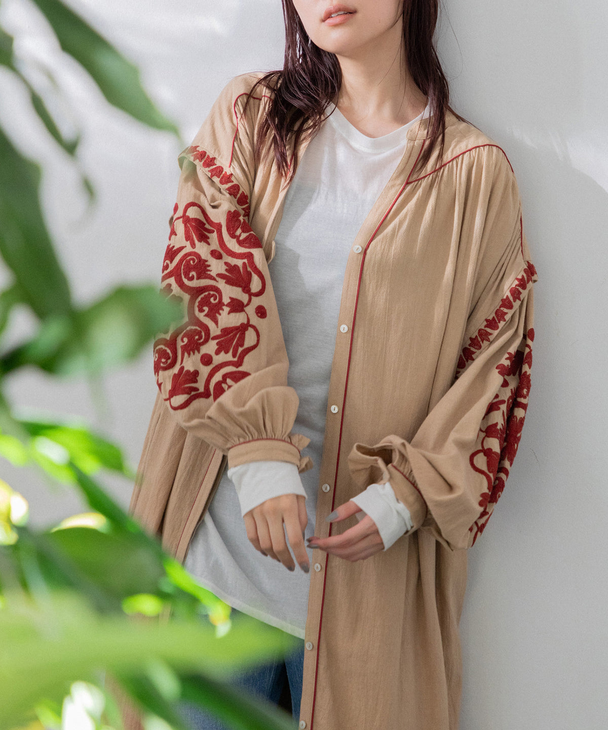 【WOMEN】LEIN 刺繍ワンピース