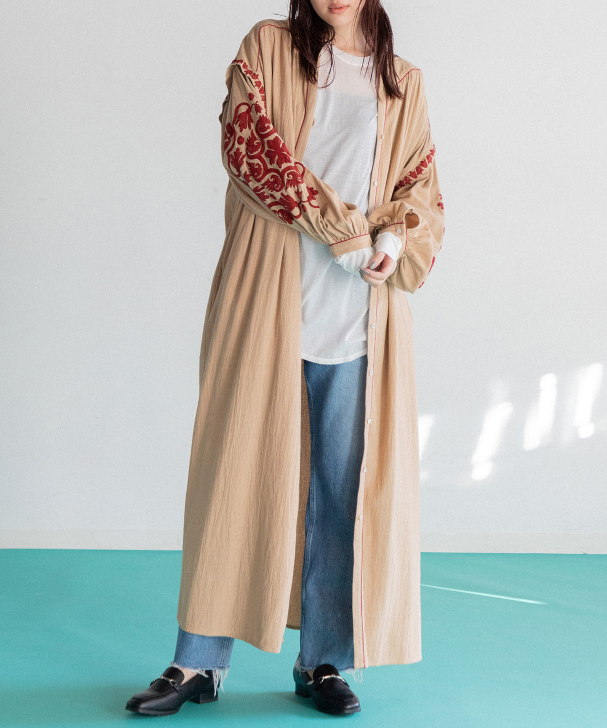 【WOMEN】LEIN 刺繍ワンピース