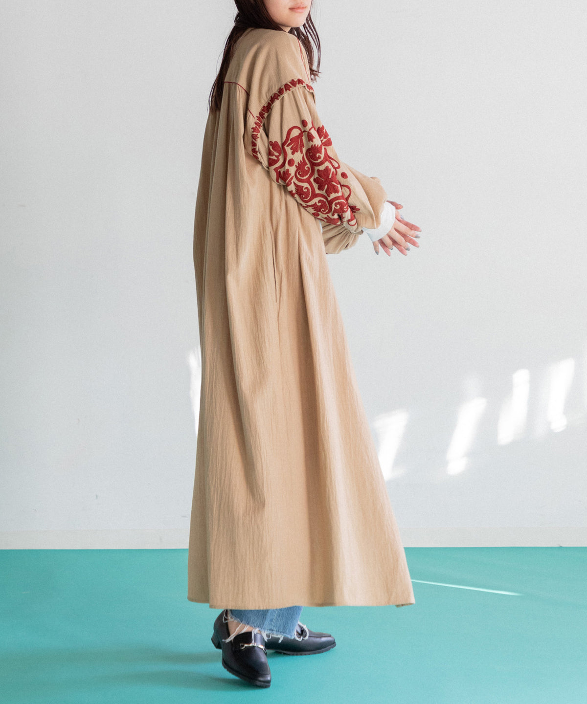 【WOMEN】LEIN 刺繍ワンピース