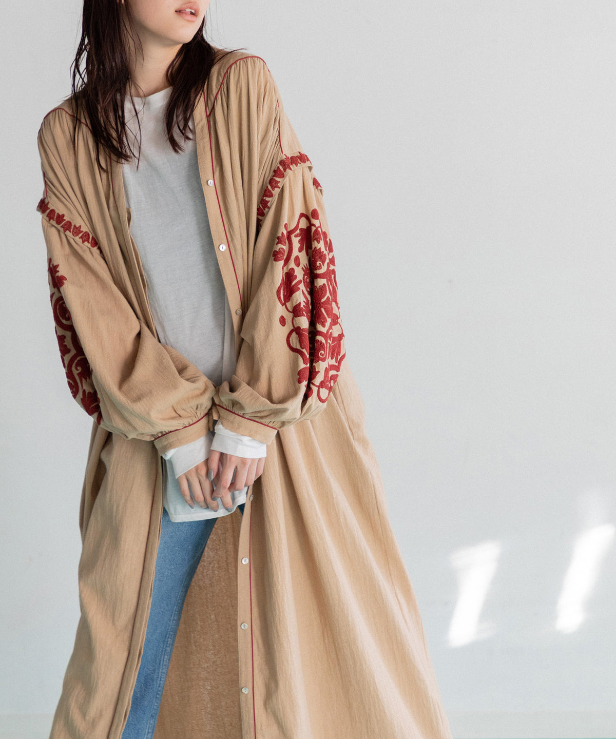 【WOMEN】LEIN 刺繍ワンピース