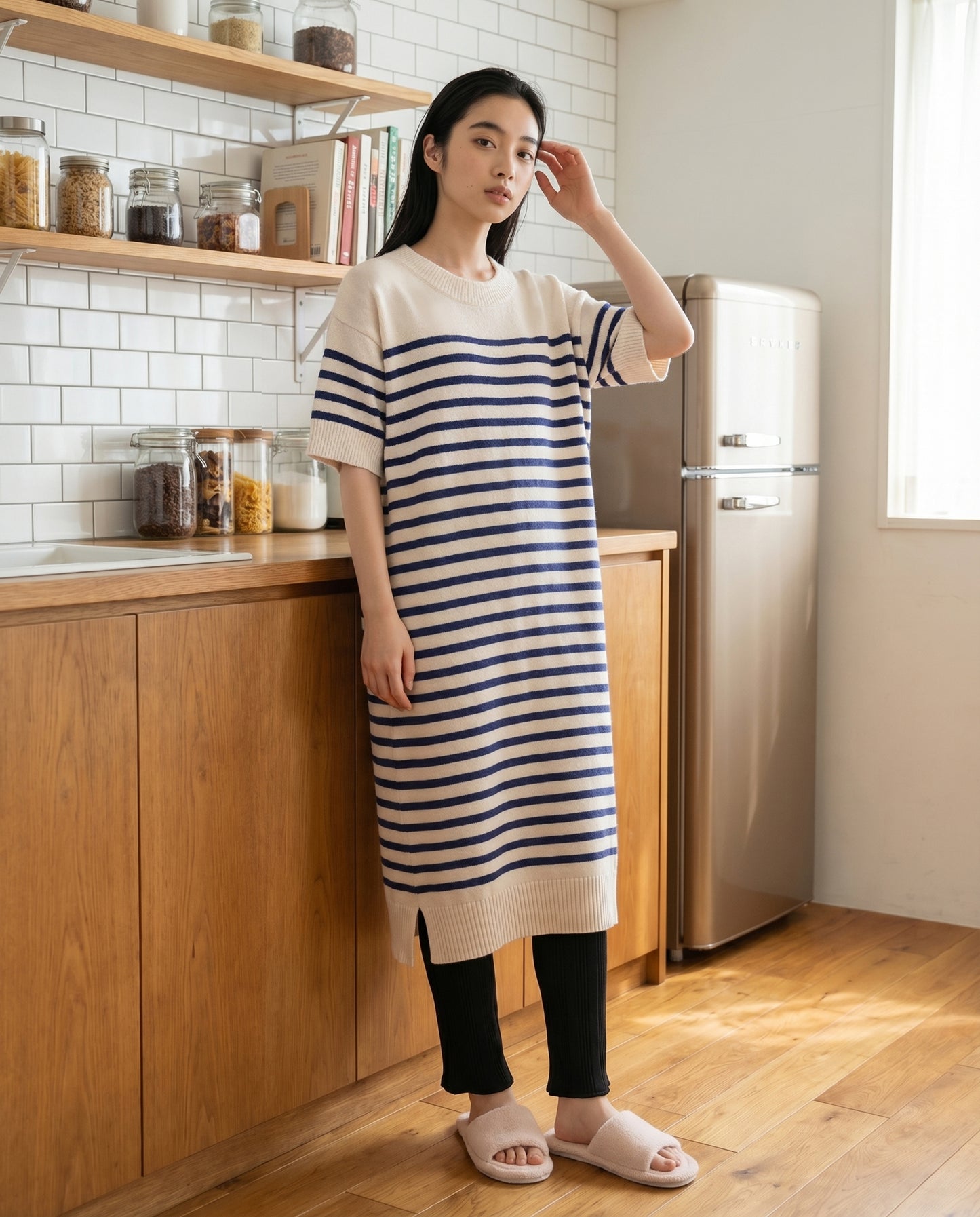 【WOMEN】nestwell / ワンピース＆レギンスセット