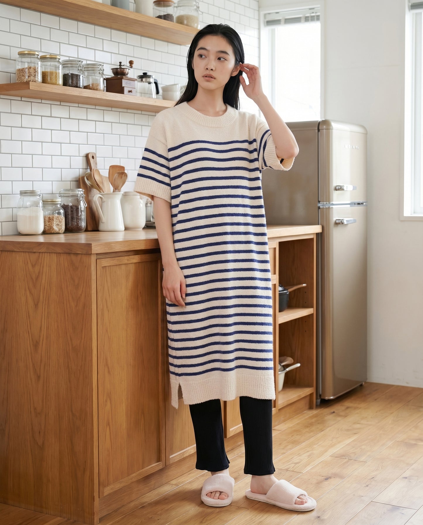 【WOMEN】nestwell / ワンピース＆レギンスセット