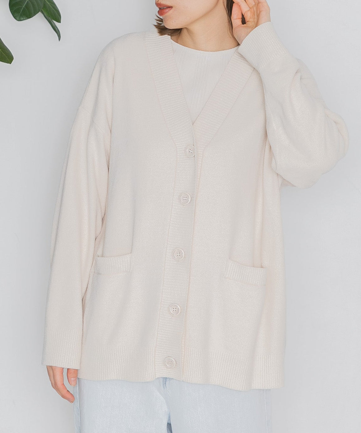 【WOMEN】nestwell / カーディガン＆靴下セット