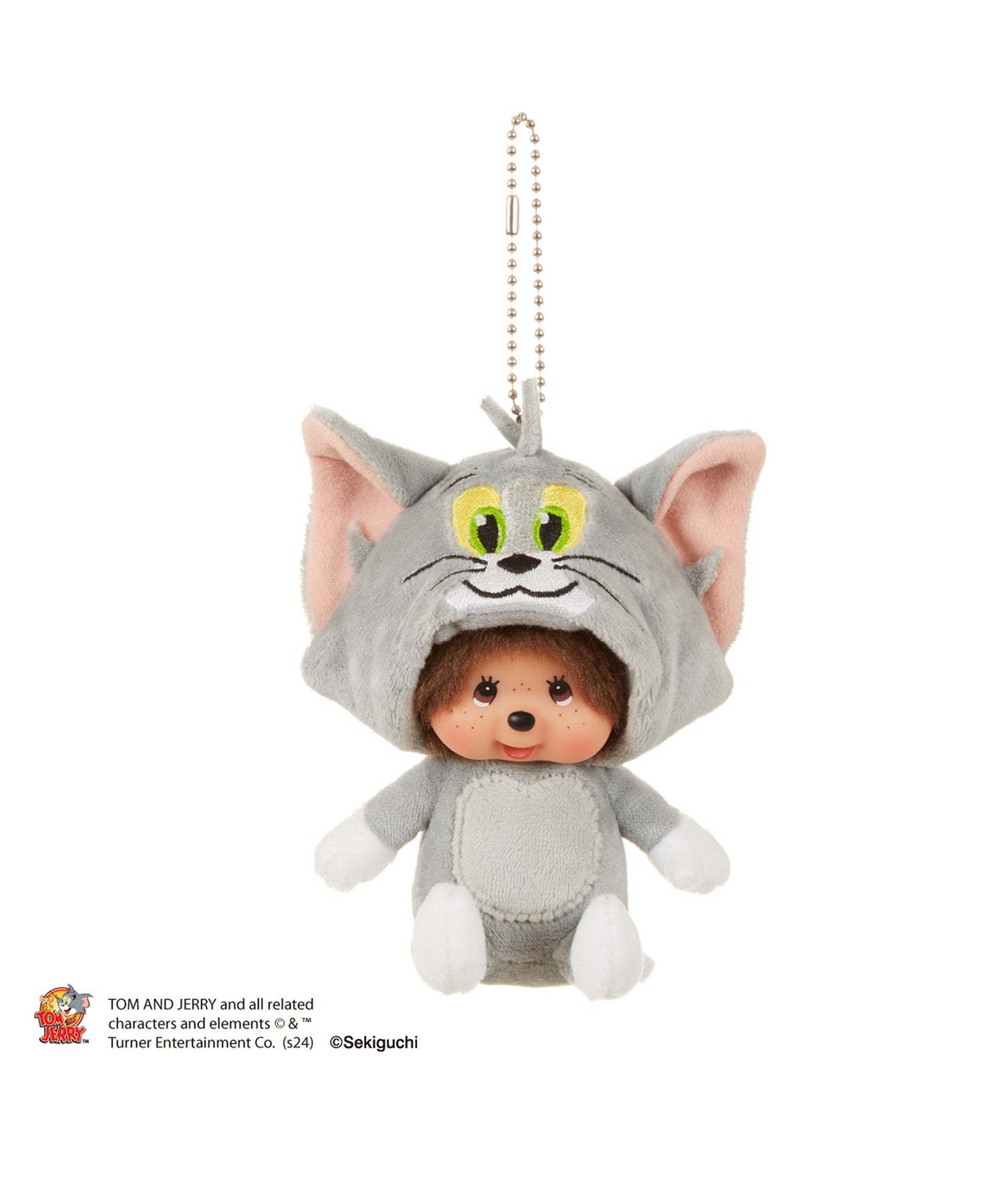 【MEN,WOMEN】Monchhichi / トムモンチッチ顔でかSSキーチェーン