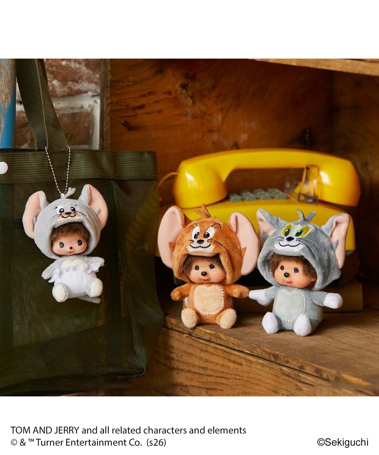 【MEN,WOMEN】Monchhichi / トムモンチッチ顔でかSSキーチェーン