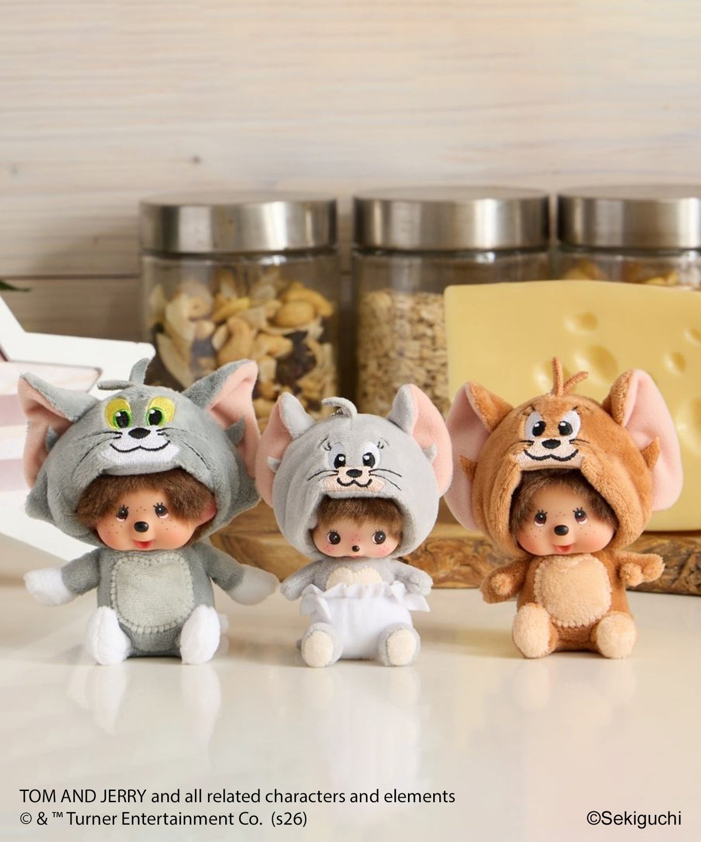 【MEN,WOMEN】Monchhichi / トムモンチッチ顔でかSSキーチェーン