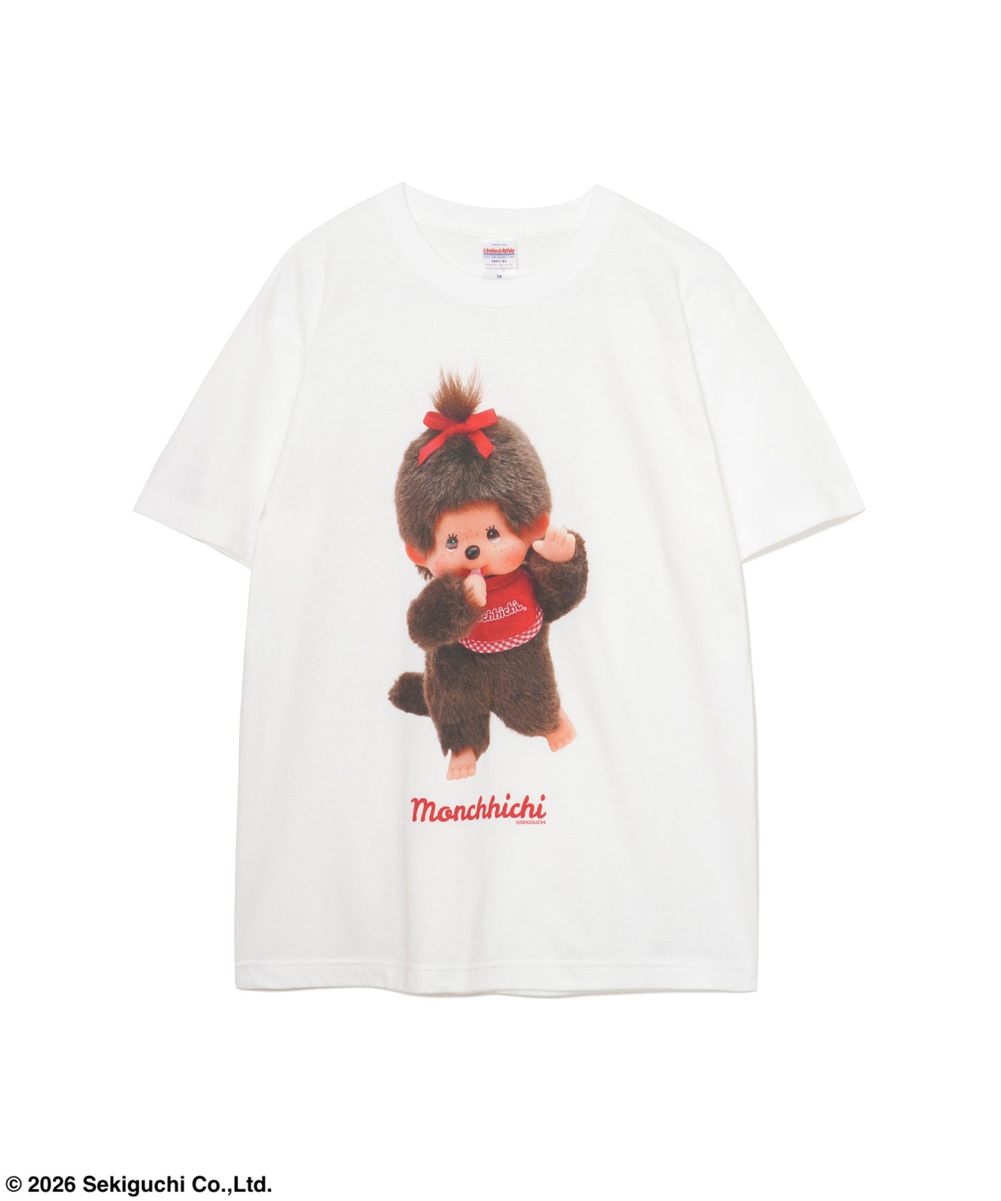 【MEN,WOMEN】モンチッチ BIGプリントTシャツ