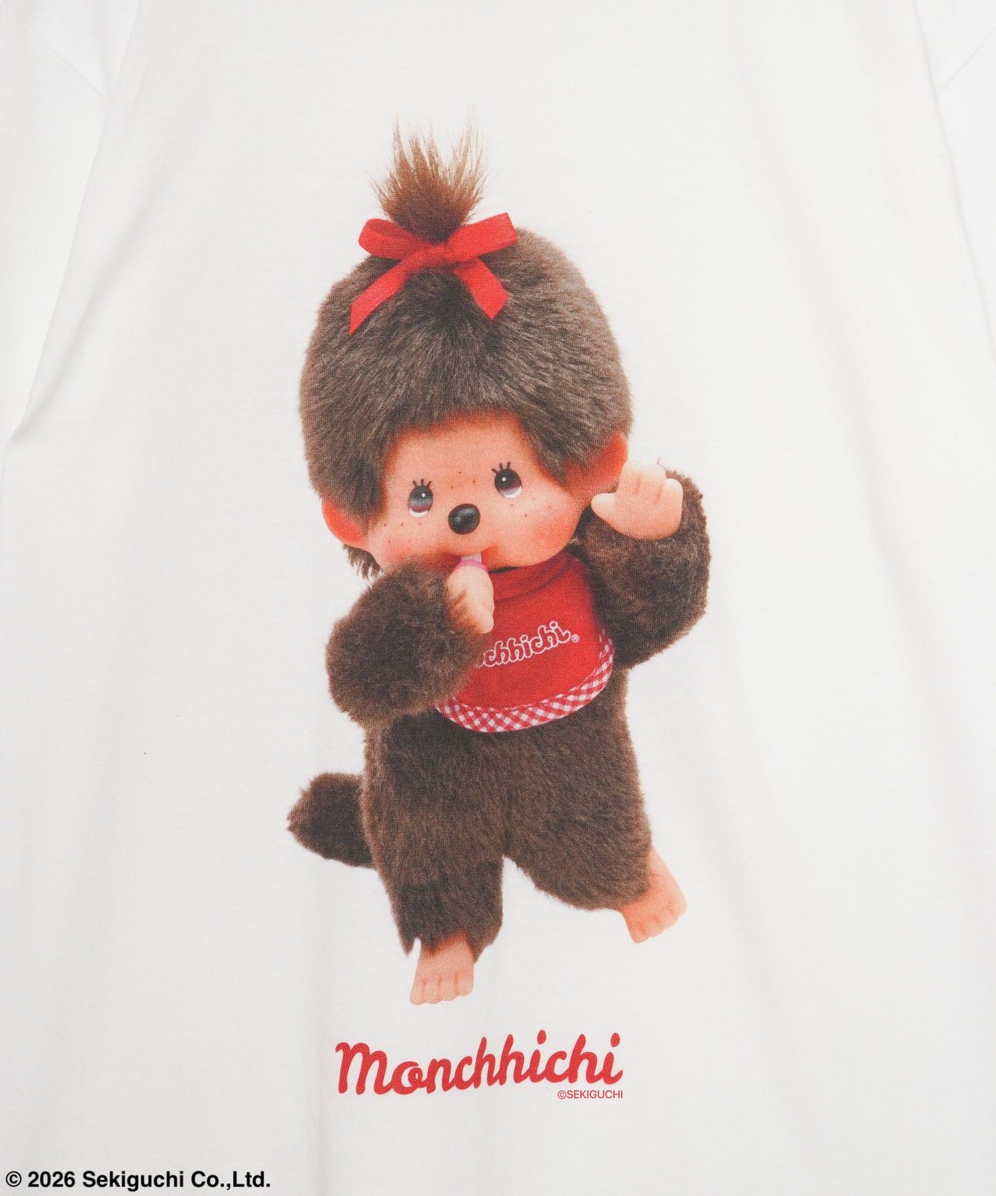 【MEN,WOMEN】モンチッチ BIGプリントTシャツ