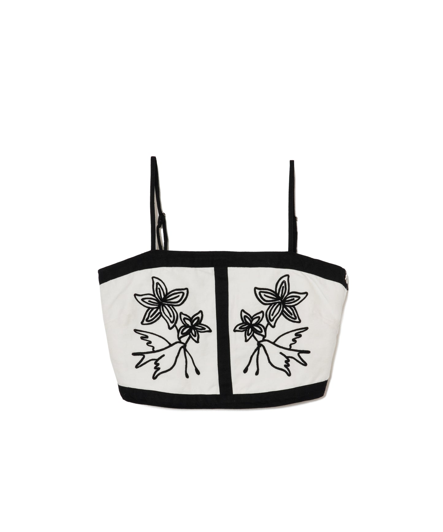 【WOMEN】LEIN コットンリネンアリ刺繍ビスチェ