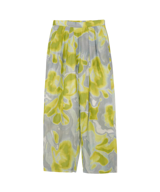 【WOMEN】LEIN / コットンシルクフラワープリントパンツの写真