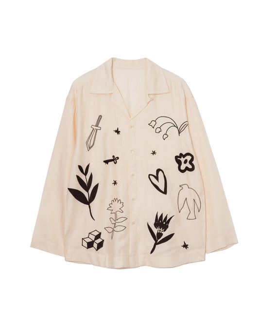 【MEN , WOMEN】LEIN / お絵描きシャツの写真