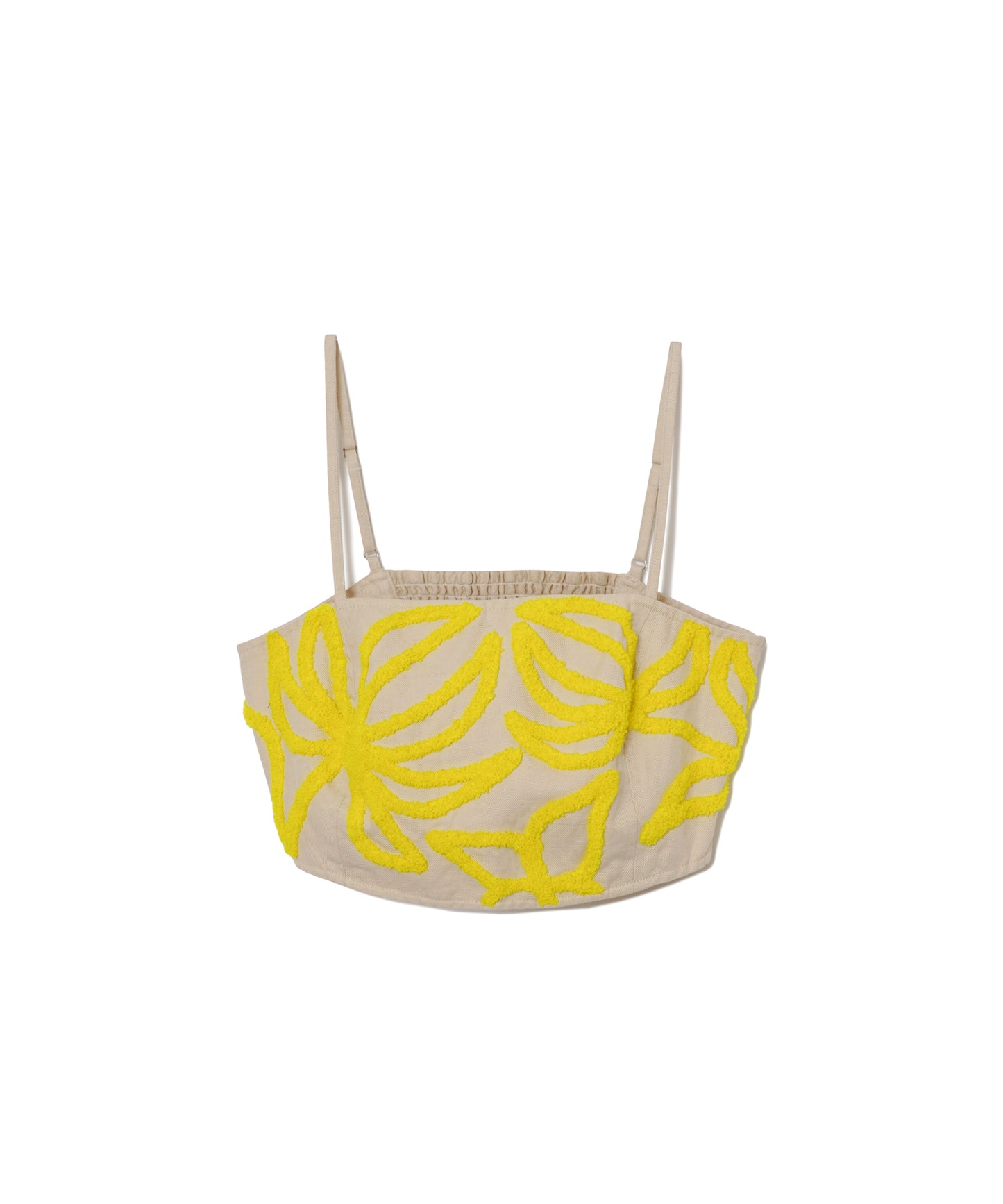 【WOMEN】LEIN リングヤーンアリ刺繍ビスチェ