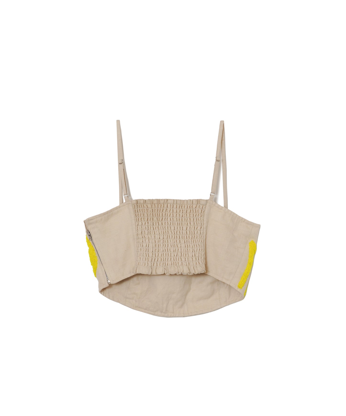 【WOMEN】LEIN リングヤーンアリ刺繍ビスチェ