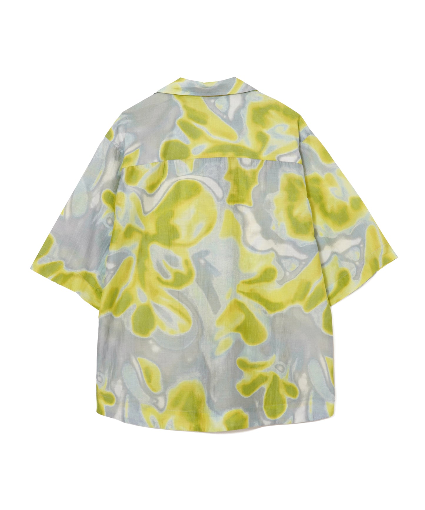 【MEN , WOMEN】LEIN / コットンシルクフラワープリントシャツ