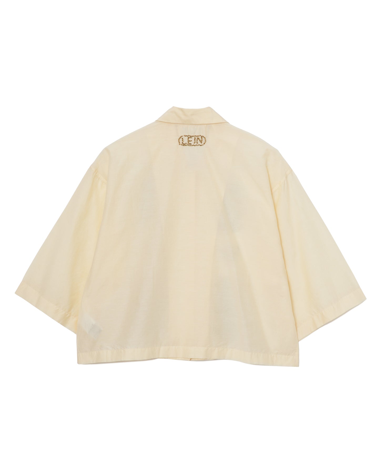 【WOMEN】LEIN コットンシルクビーズ刺繍シャツ