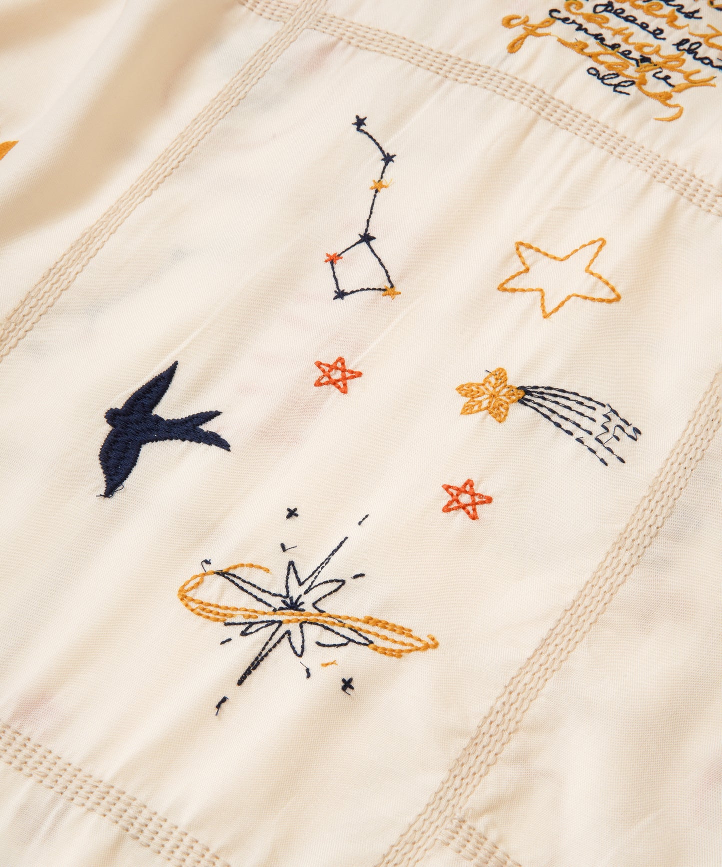 【MEN , WOMEN】LEIN / パッチワーク刺繍シャツ