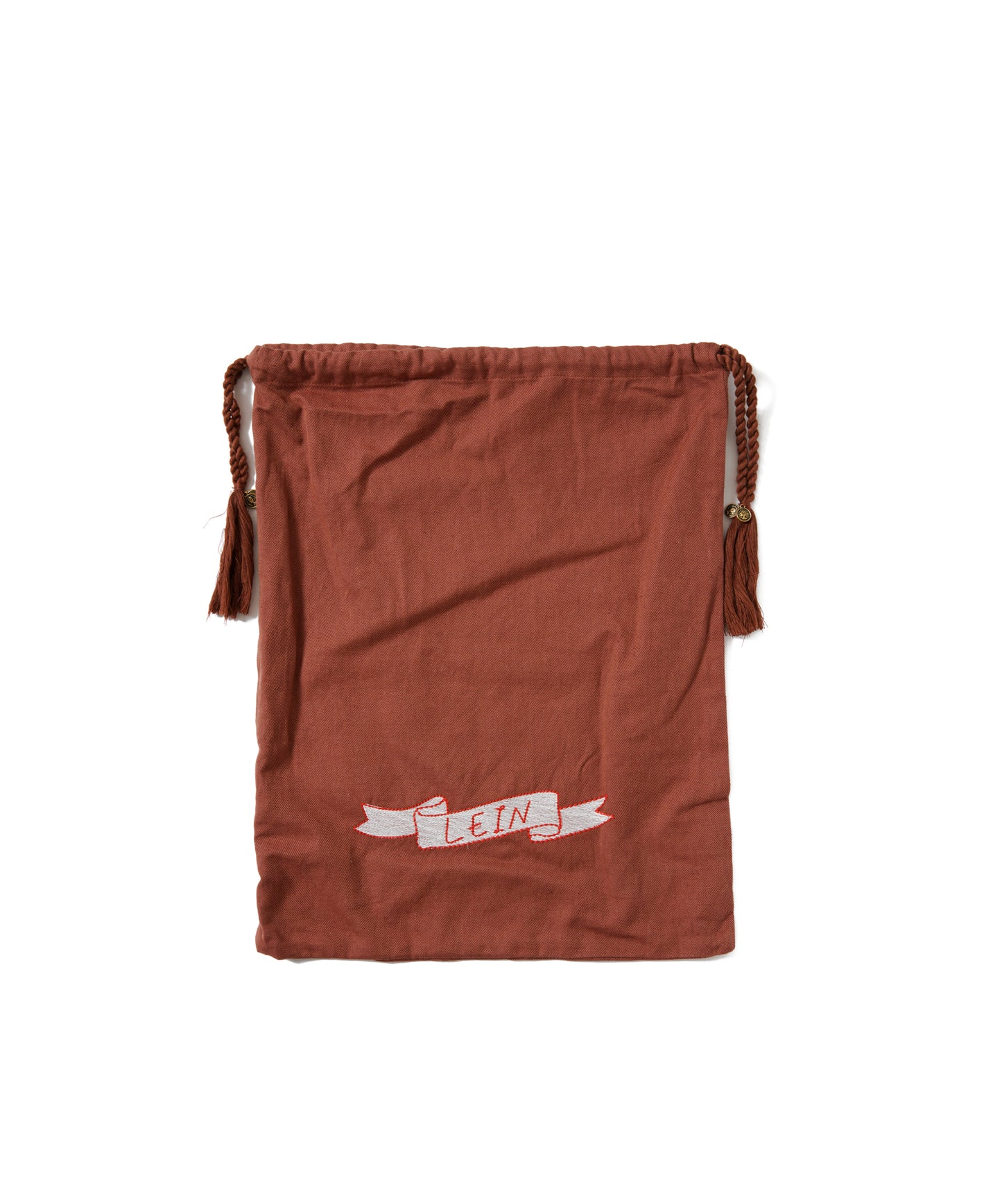 【MEN,WOMEN】LEIN マクラメ巾着ショルダーバッグ