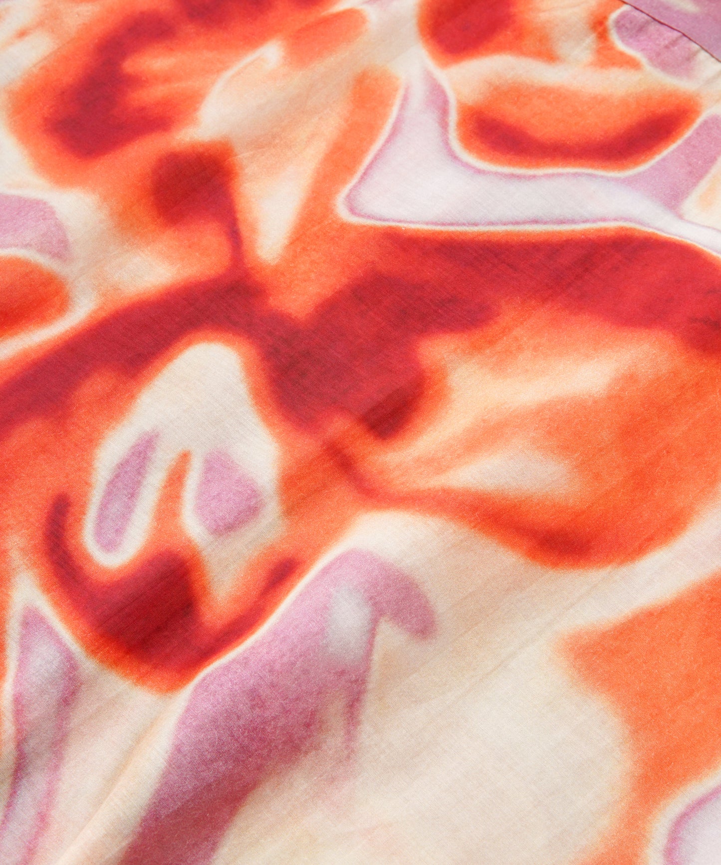 【MEN , WOMEN】LEIN / コットンシルクフラワープリントシャツ