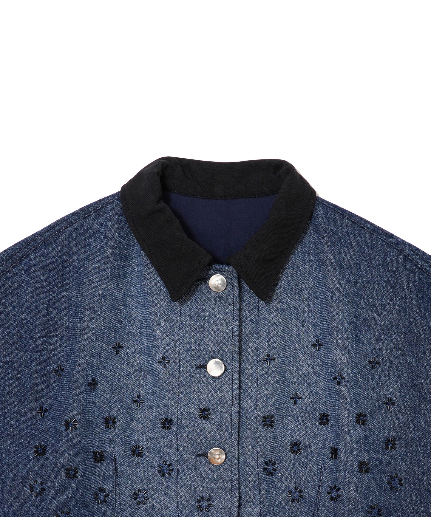 【WOMEN】LEIN カディビーズ刺繍トップス