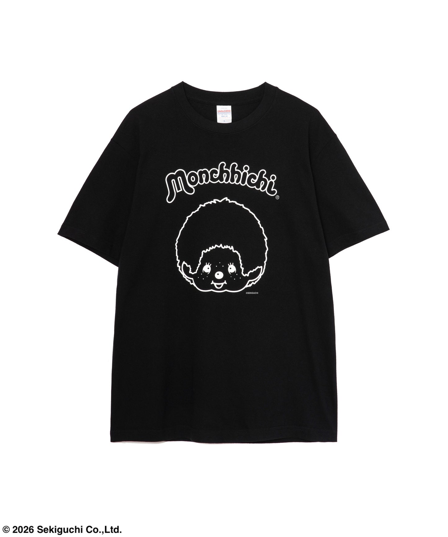 【MEN,WOMEN】モンチッチ シンプルプリントTシャツ