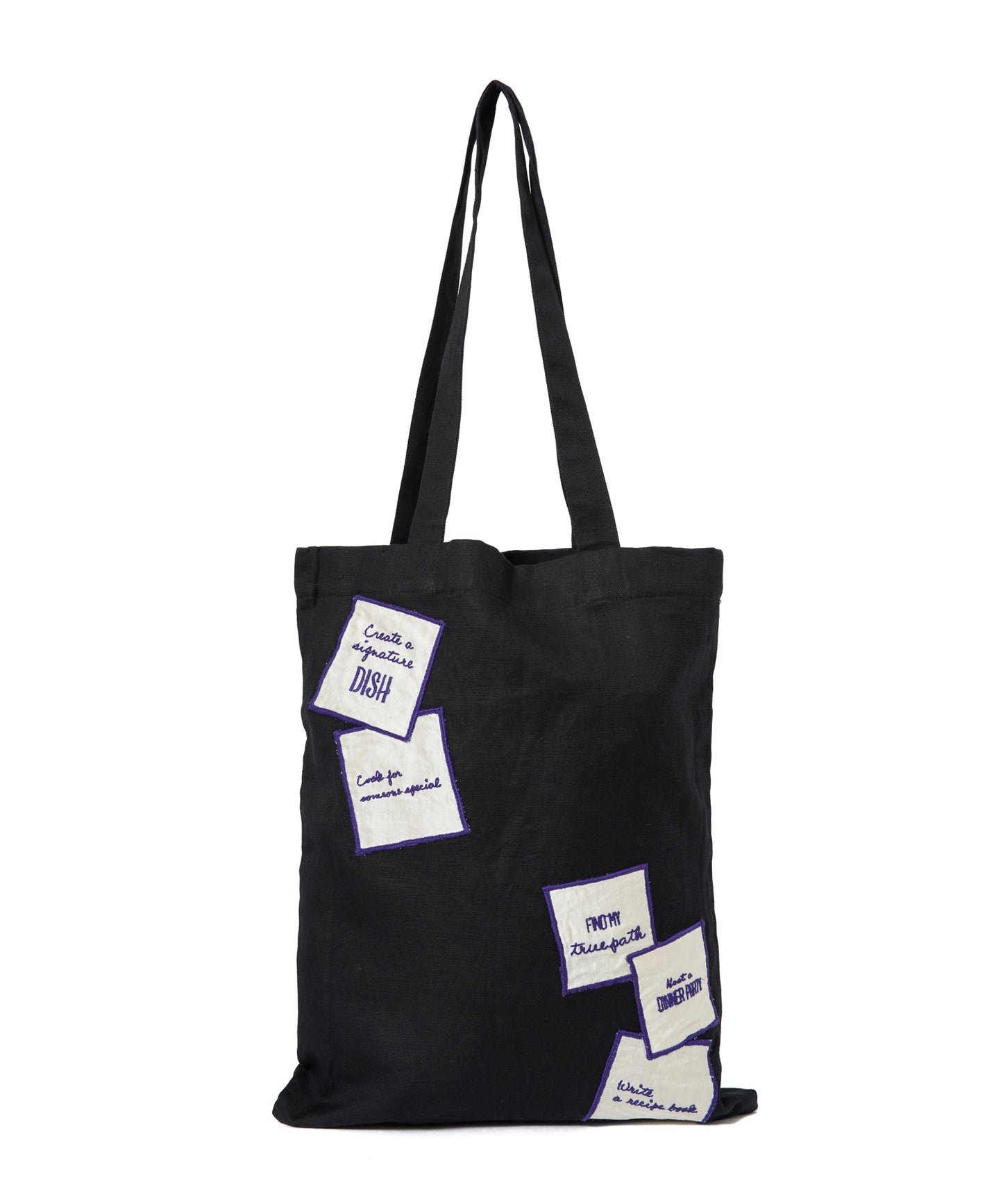 【MEN , WOMEN】LEIN / アップリケ刺繍トートバッグ