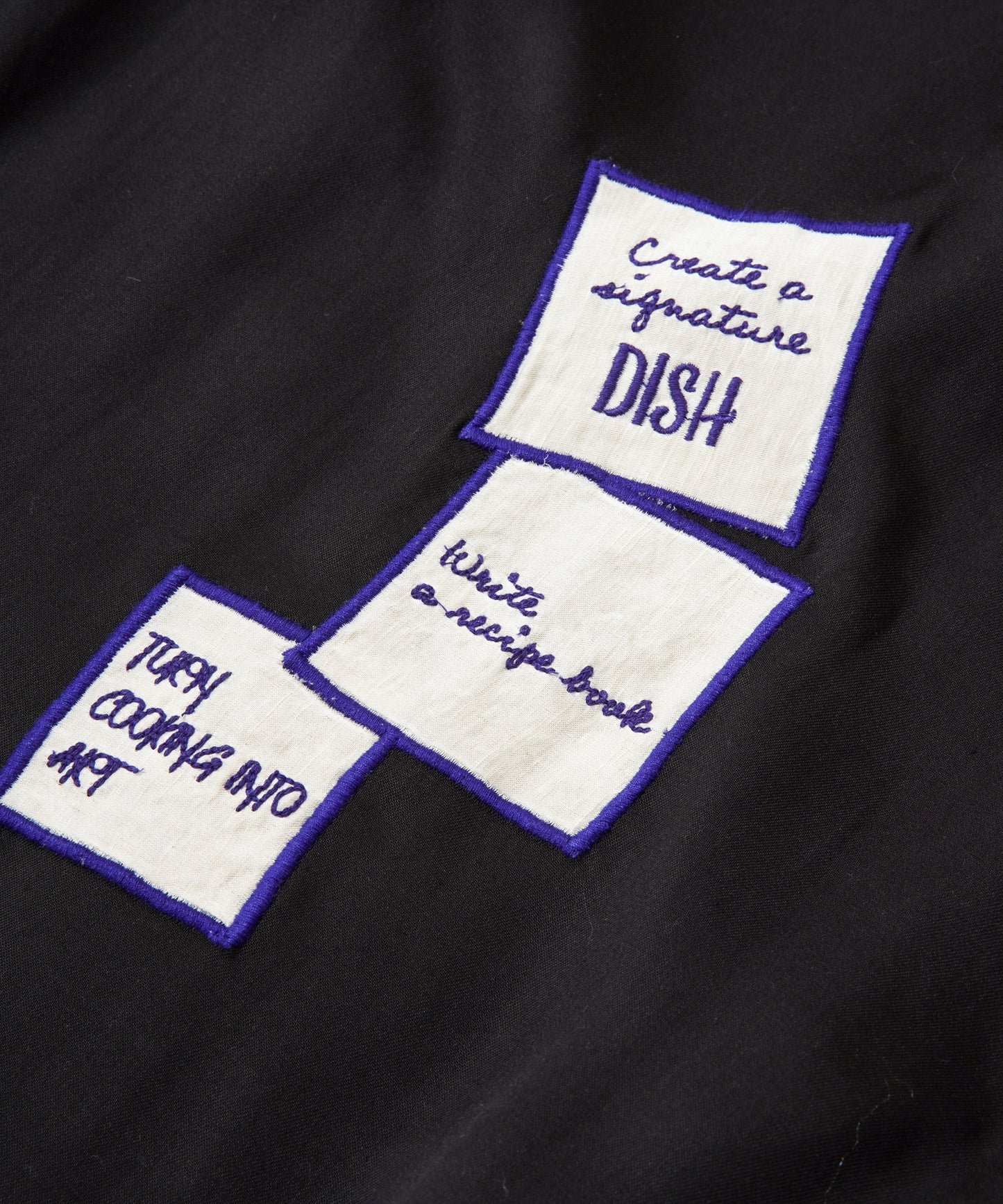 【MEN , WOMEN】LEIN / アップリケ刺繍シャツ