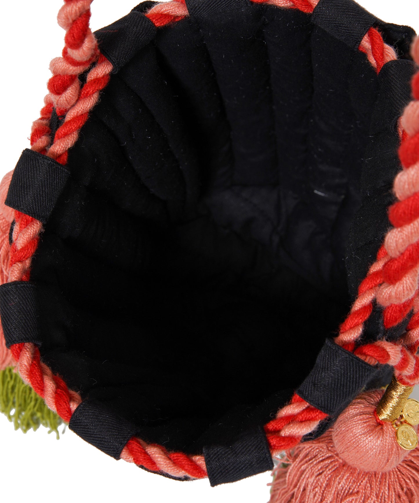 【MEN,WOMEN】LEIN コットンリネン刺繍巾着バッグ