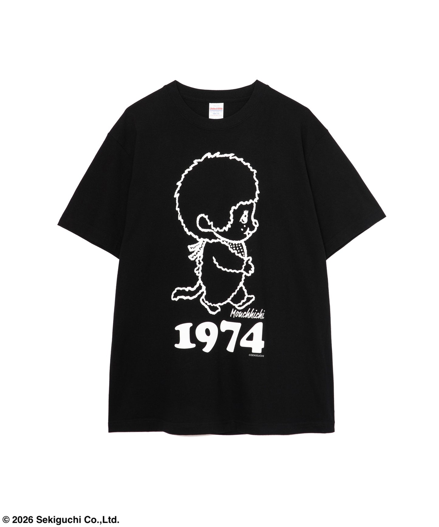 【MEN,WOMEN】モンチッチ シンプルプリントTシャツ