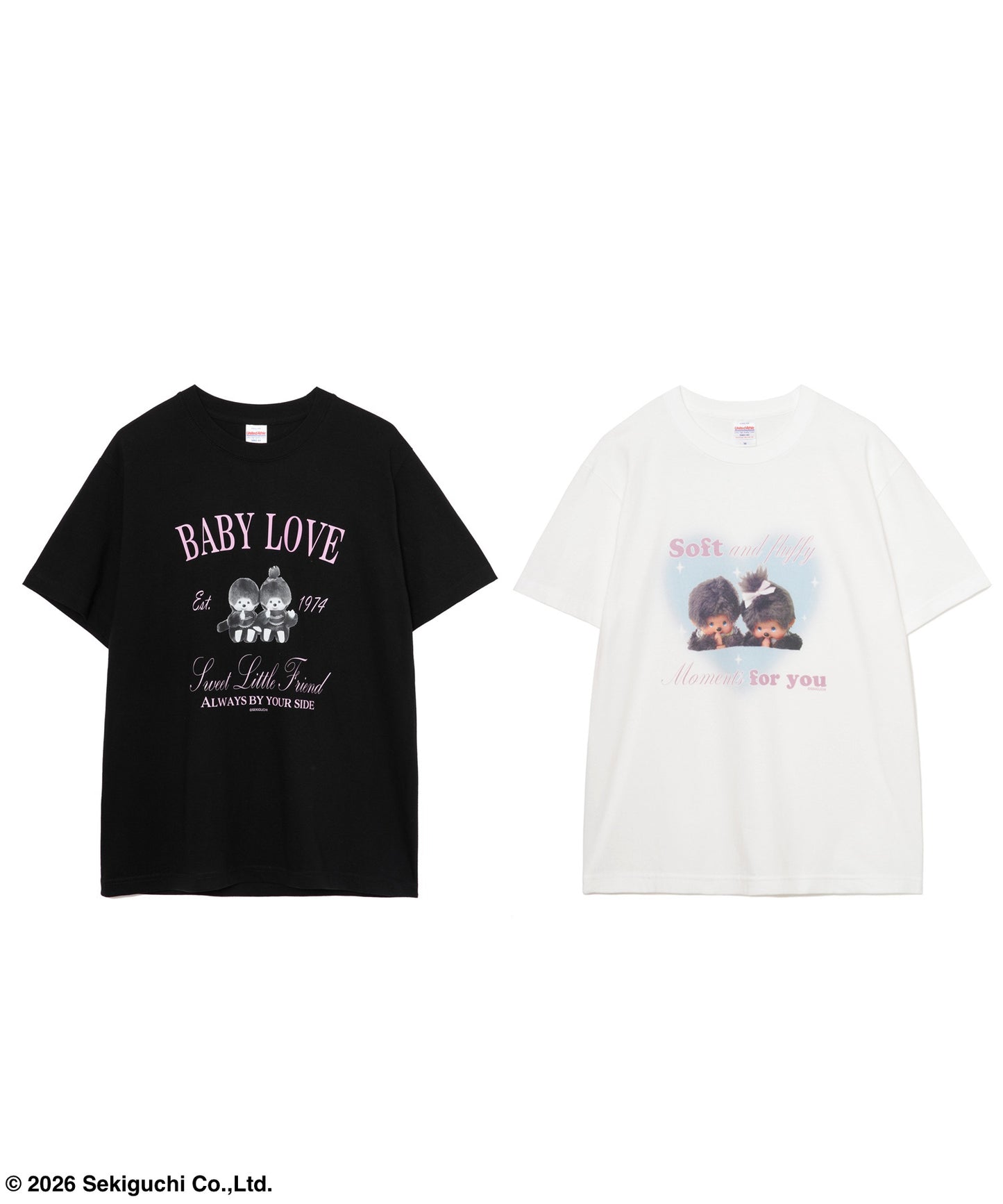 【MEN,WOMEN】モンチッチ デザインプリントTシャツ