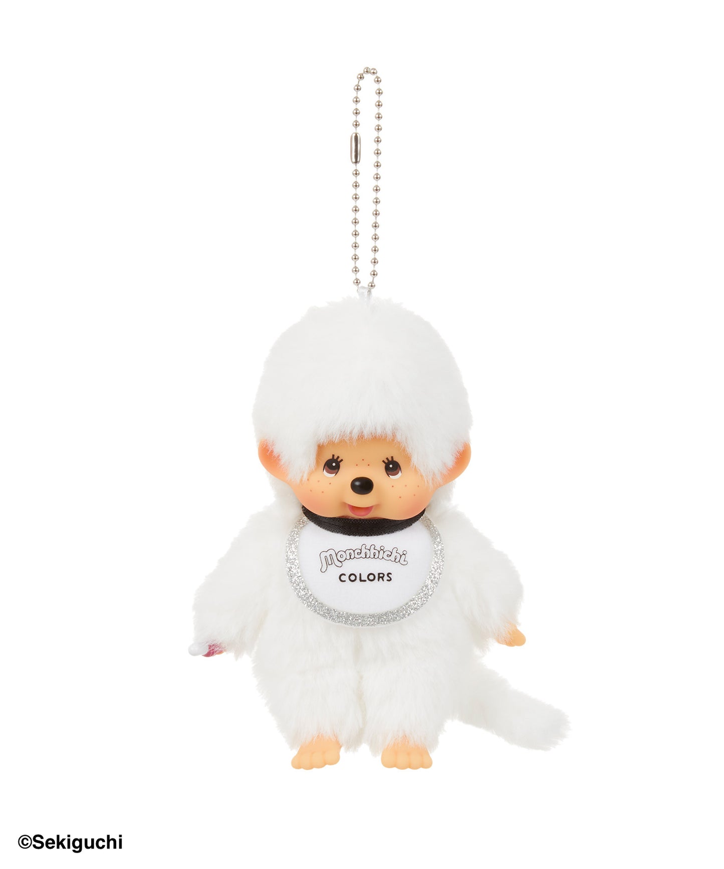 【MEN,WOMEN】Monchhichi / COLORS キーチェーン ホワイト