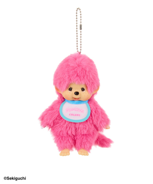 【MEN,WOMEN】Monchhichi / COLORS キーチェーン ベリーピンクの写真