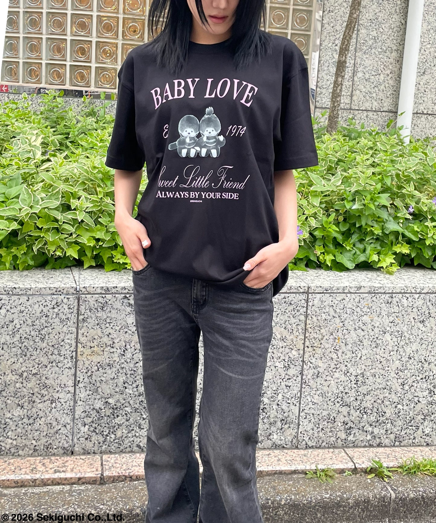 【MEN,WOMEN】モンチッチ デザインプリントTシャツ