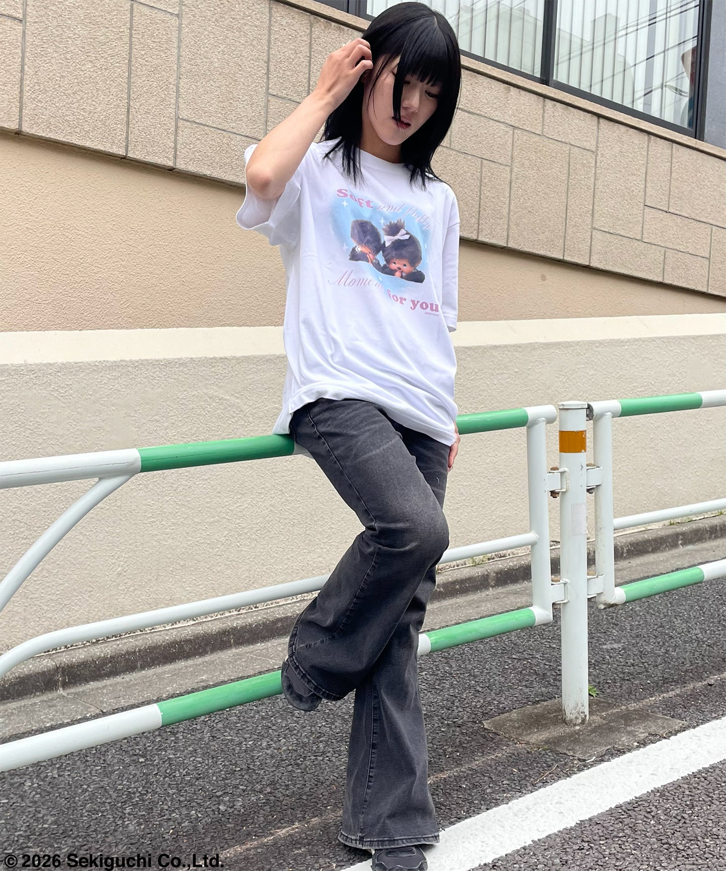 【MEN,WOMEN】モンチッチ デザインプリントTシャツ